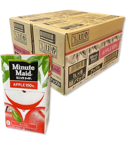 Amazon.co.jp: コカコーラ ミニッツメイド アップル 100% 1L 紙パック